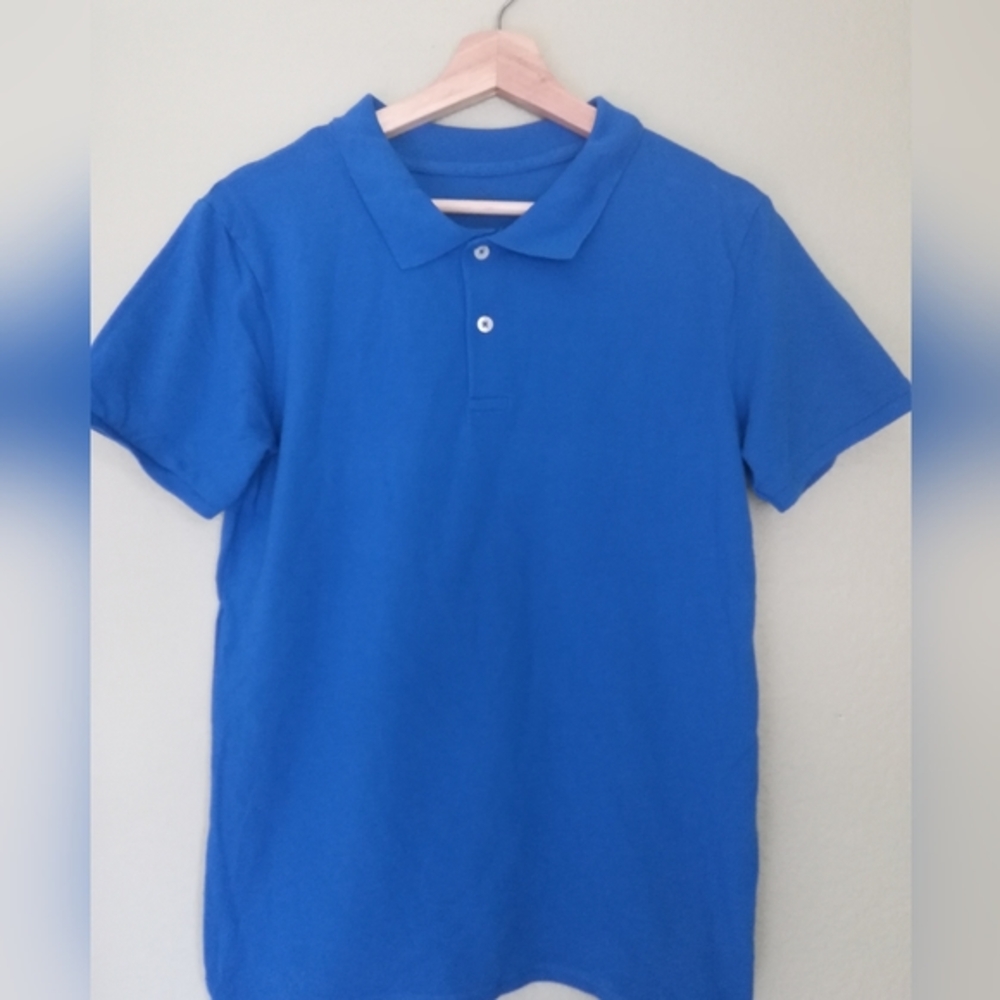 🌺💙 TEX Boys short sleeve uniform polo